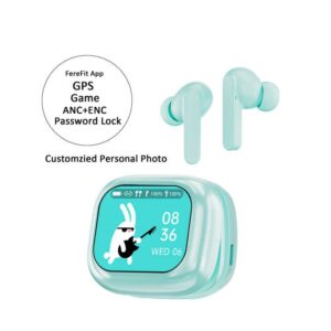 TWS WT-7 Earphone Wireless BT V8 Earbuds ANC Noise Cancelling Headphone In Ear Touch Screen Controls Headset - Image 6