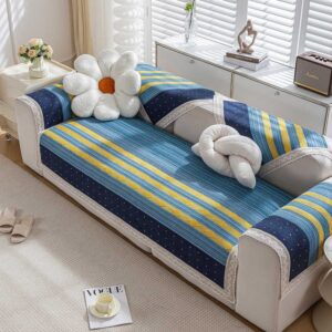 Hot Selling Exquisite Lace Cotton Linen Sofa Slipcover Set New Elegant Sofa Blanket Cover - Image 1
