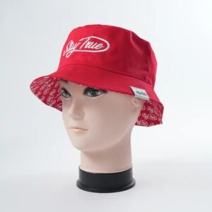 High Quality Custom Label Reversible Bucket Hat, Reversible Fisherman Gorras Mens Women, Sun Cap Custom Woven Label Bucket Hat - Image 7