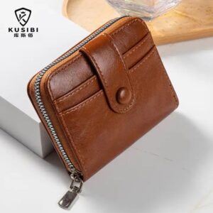 Multifunctional popular designer small ladies pouch coin purse bag card holder PU leather women wallets - Image 7
