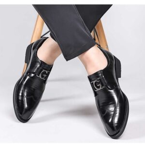 Luxury 38-48 Size Men's Business Formal Leather Footwear Leather Office Career Men Shoes Slip-On - Image 6
