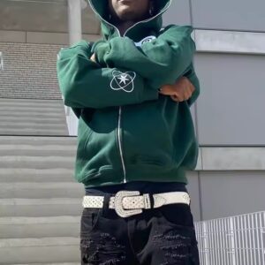Pullover Heavyweight Sweatshirts Streetwear HipHop Hoodie Men factory Custom logo French Terry 3d puff printing zip up Hoodies - Image 5