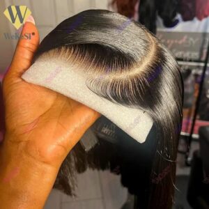 Wear Go Glueless Deep Curly Brazilian Bleach Knots HD Lace Frontal Wigs Natural Raw Vietnamese Hair Wigs Human Hair Lace Front - Image 4