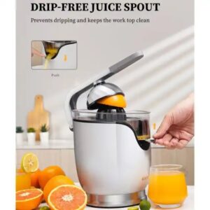 GDOR 150 Watts of Power for Orange Lemon Grapefruit Juice Extractor Spout Lock Electric Citrus Juicer Squeezer Stainless Steel - Image 4