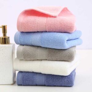 High Quality Promotional Cheap Dobby Terry Shower Towels 100% Cotton Bath Towels set for Home and Hotel - Image 3
