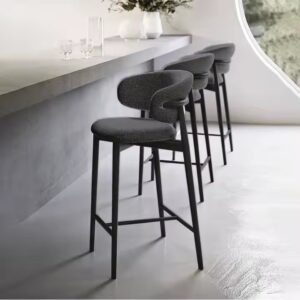 Cheap Modern Bar Chair Frame Bar Stool Price with Metal Steel Green Leather Blue Mold Style Time Packing Inside Furniture Color - Image 3