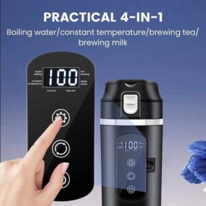 Car kettle electric kettle 24V car truck water heater car heating water cup 12V universal Integrated Intelligent Electric Cup - Image 7