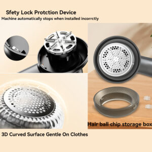 Electric Digital Display Lint Remover Rechargeable Pellet Fabric Shaver For Clothing Clothes Fluff Hair Balls Portable Remover - Image 6