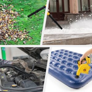 DeWalt Brushless Electric Hair Dryer Portable Cordless Dust Vacuum Cleaner Multifunctional Household Car Removable Air Blower - Image 3