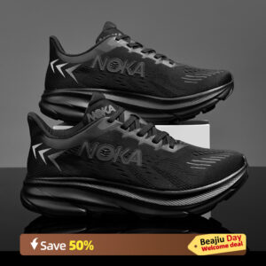 Marathon Carbon Plate Air Cushion Men Sports Running Shoes Breathable Lightweight Women's Comfortable Athletic Nonskid Sneakers - Image 4