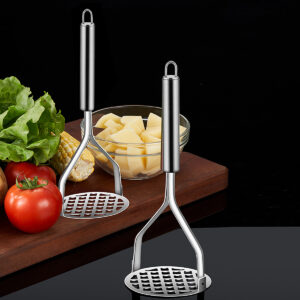 Stainless Steel Potato Mashers Ricers Masher Puree Purple Sweet Potata Pumpkin Grater Makers Tools Crusher Kitchen Acceesories - Image 3
