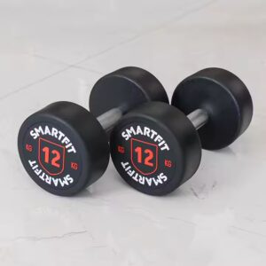 Smartfit Wholesale Fitness 2.5-50KG Rubber Round Head Dumbbell - Image 3