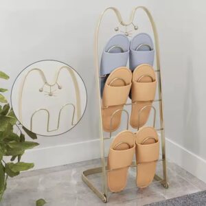 Bathroom Slipper Storage for Home Use Modern Metal Slipper Shoe Rack Creative Drying Drain Shoes Rack - Image 3