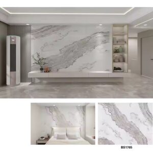 Hot Sell Fast Install Glossy PVC 60cm Marble Peel & Stick Roll Foil Wallpaper Self Adhesive for Wall Decoration - Image 6