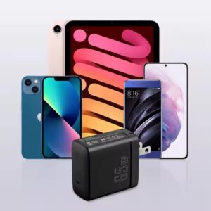 65 watt fast charger 65w us plug gallium nitride charger type c gan usb-c type-c 65watt pd wall charger slim with ETL FCC mark - Image 6