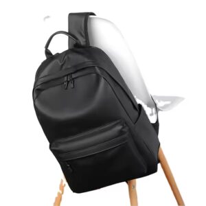 Durable Waterproof Pu Leather Backpack Fashion Casual Students Light Laptop Backpack - Image 7