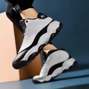 Hot Style Comfort Fashion Big Size Outdoor Sneakers Custom Male Non-slip High Cut Basketball Shoes Men - Image 4