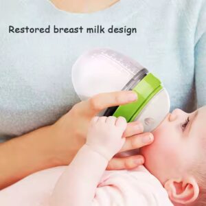 Newsun Cartoon Pattern Small Baby Bottle BPA Free Feeding Bottle with Silica Gel for Newborns and Toddlers - Image 4
