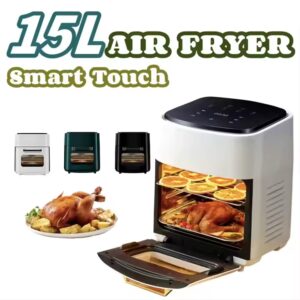 Existing stock Home Health Large capacity 15L kitchen Home Air Fryer 3-in-1 Electric digital smart with viewing window - Image 3
