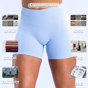 Breathable High Elasticity Seamless Scrunch Butt Bum Workout Sports Yoga Leggings Short Gym Shorts Women Sportswear Clothes - Image 6