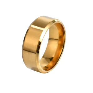 Fashion trendy 6 Color Stainless Steel Ring 8mm Width Blanks Popular Cheap Jewelry Ring Full Size For Men - Image 4