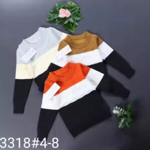 Wholesale Boys Sweater Design O-neck knitted handmade high quality cotton sweater for kids - Image 5