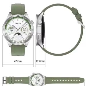 SK48 MAX New Smart Watch with luxury multiple straps 1.53Inch NFC Heart rate monitoring Smart bracelet For Men Women - Image 6