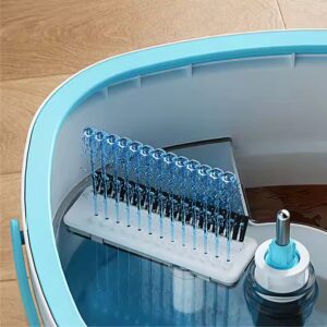 Spin Mop and Bucket Floor Cleaning Mops with Dirty Clean Water Separation Bucket - Image 6
