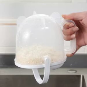 Super Practical Creative Multifunctional Rice Washer Bowl Quick Wash Utensil Convenient Rice Cleaning Basket - Image 6