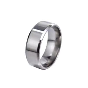 Fashion trendy 6 Color Stainless Steel Ring 8mm Width Blanks Popular Cheap Jewelry Ring Full Size For Men - Image 7
