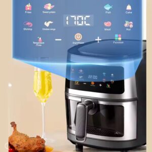 Best hot mini rack air fryer without oil smart Stainless steel digital air fryer - Image 5