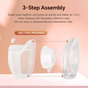 2024 New Arrival 3 modes 8 levels Wireless Portable Hands Free Breast Pump Electric Silicone Wearable Breast Milk Pump RomoGle10 - Image 3