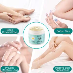 Foot care cream for cracked heels exfoliating anti crack peeling dead skin removal foot repair whitening urea foot cream - Image 3