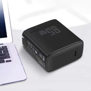65 watt fast charger 65w us plug gallium nitride charger type c gan usb-c type-c 65watt pd wall charger slim with ETL FCC mark - Image 4