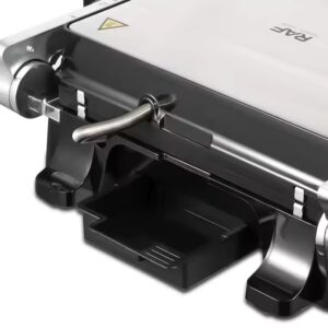 RAF Multifunction Detachable Plate Stainless Steel Steak Griddles Panini Waffle maker Non Stick Electric Digital Sandwich Grill - Image 4