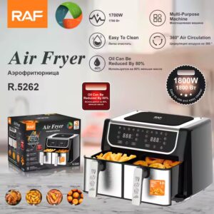 RAF Smart Digital Multi-Purpose Oil Free Split Design Easy-clean Electric Air Fryer - Image 3