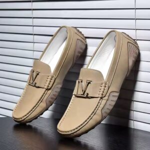 Men's Trendy Leather Dress Shoes Breathable Slip-On Loafers Light Design Anti-Slippery Office Casual Use Autumn - Image 5
