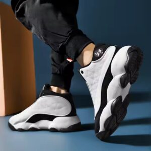 Hot Style Comfort Fashion Big Size Outdoor Sneakers Custom Male Non-slip High Cut Basketball Shoes Men - Image 3