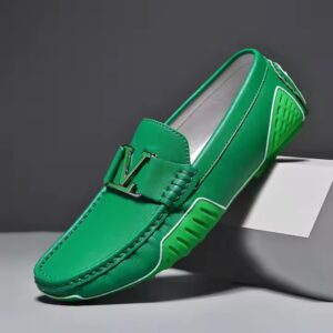 Men's Trendy Leather Dress Shoes Breathable Slip-On Loafers Light Design Anti-Slippery Office Casual Use Autumn - Image 7