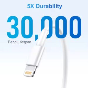 3Ft 6Ft 2.1A 20W USB Fast Charger Cable For iPhone 14 13 12 11 8 7 6 pro max PD 20w USB-C Fast Charger - Image 3