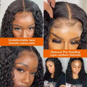 Cheap Deep Curly Wave Short Bob Wig Human Hair Hd Full Lace Front Wig Vendor Raw Indian Virgin Lace Frontal Wig For Black Women - Image 5