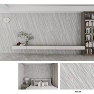 Hot Sell Fast Install Glossy PVC 60cm Marble Peel & Stick Roll Foil Wallpaper Self Adhesive for Wall Decoration - Image 4
