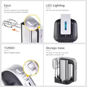 Electric Bread Cakes Flour Dough Egg Batidora Hand Table Stainless Steel Stand Food Mixers For Baking With Bowl - Image 5