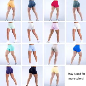 Breathable High Elasticity Seamless Scrunch Butt Bum Workout Sports Yoga Leggings Short Gym Shorts Women Sportswear Clothes - Image 4