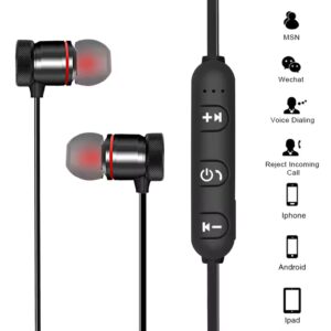 XT6 Magnetic V4.2 Earphone Sport Running Wireless Neckband Headset Headphone with Mic Stereo Music For Xiaomi - Image 3