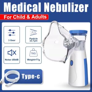 Handheld Inhalator Compressor Nebulizer Machine Manufacturer portable nebulizer Spray Nebulizer rehabilitation equipment inhaler - Image 3