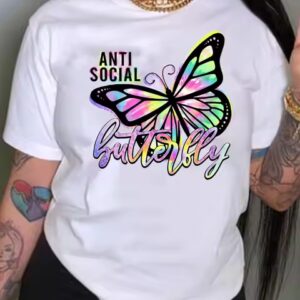 Fashion Brand Funny woen's short sleeve T Shirts Streetwear tees Graphic Design digital print T-shirts For women - Image 3