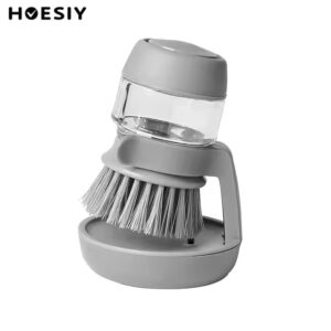 Multifunctional Kitchen Cleaning Tool Holder Rack Hand Press Manual Soap Dispenser Pot Dish Brush - Image 6