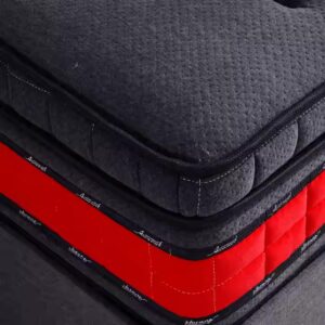 single bonnell rolled up memory hotel orthopedic pads queen latex king size pocket spring foam in a box mattress - Image 3
