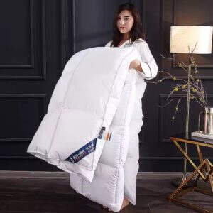 Comforter sets bedding winter white velvet duvet bed quilts blanket luxury hotel high quality - Image 3